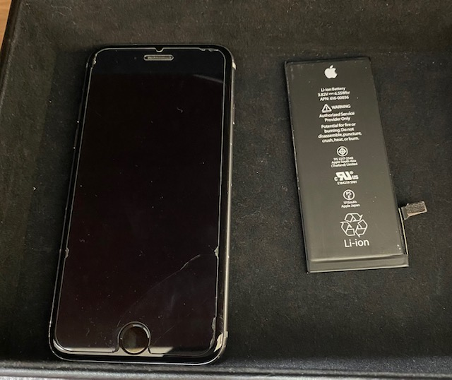 iPhone6sバッテリー交換・横浜からご来店